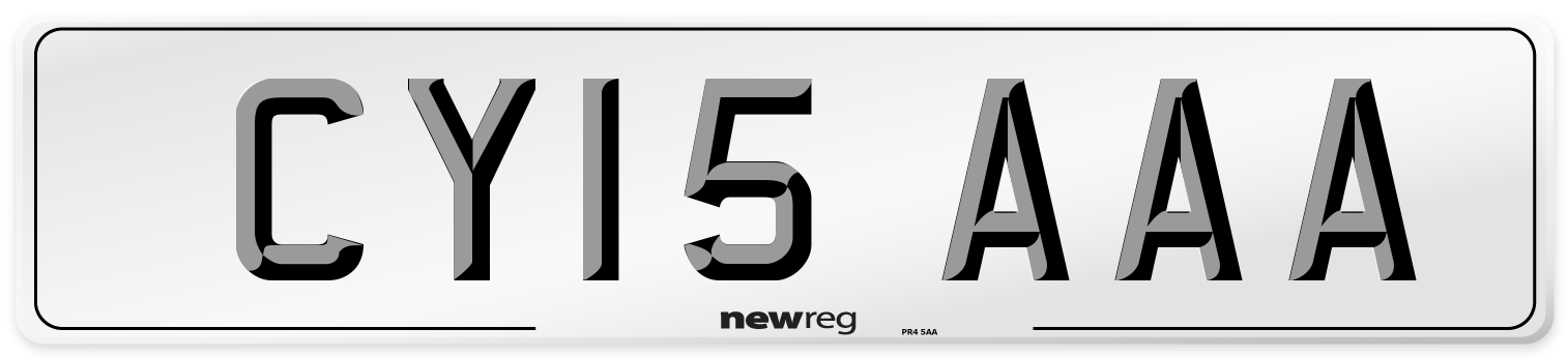 CY15 AAA Number Plate from New Reg